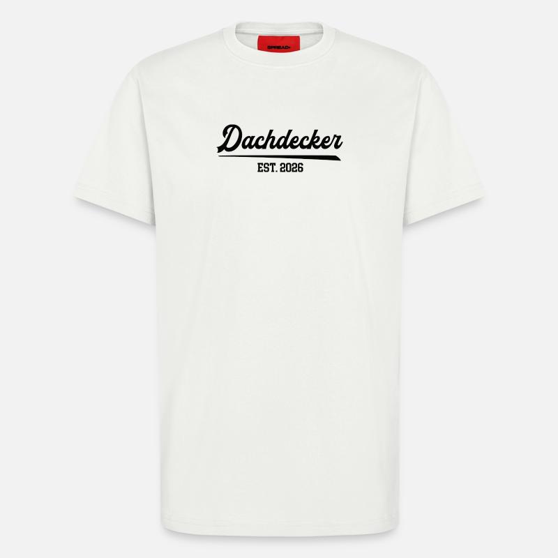 Roofer 2026 Occupation Roofing Apprentice Apprentice - T-Shirt - made by SPREAD - OFF WHITE
