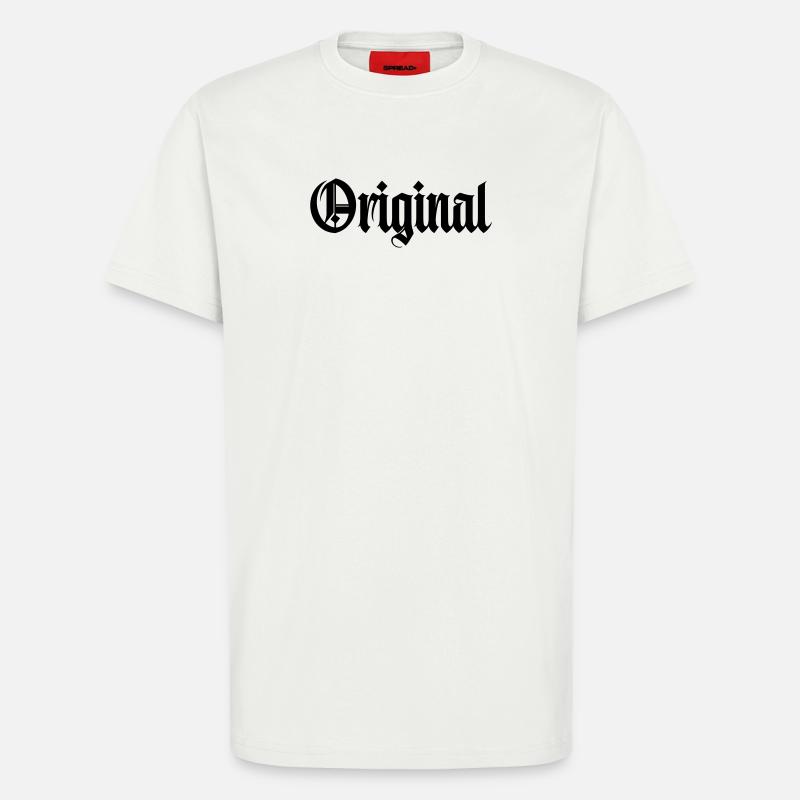 Langue source - T-shirt bio décontracté fabriqué en UE - OFF WHITE