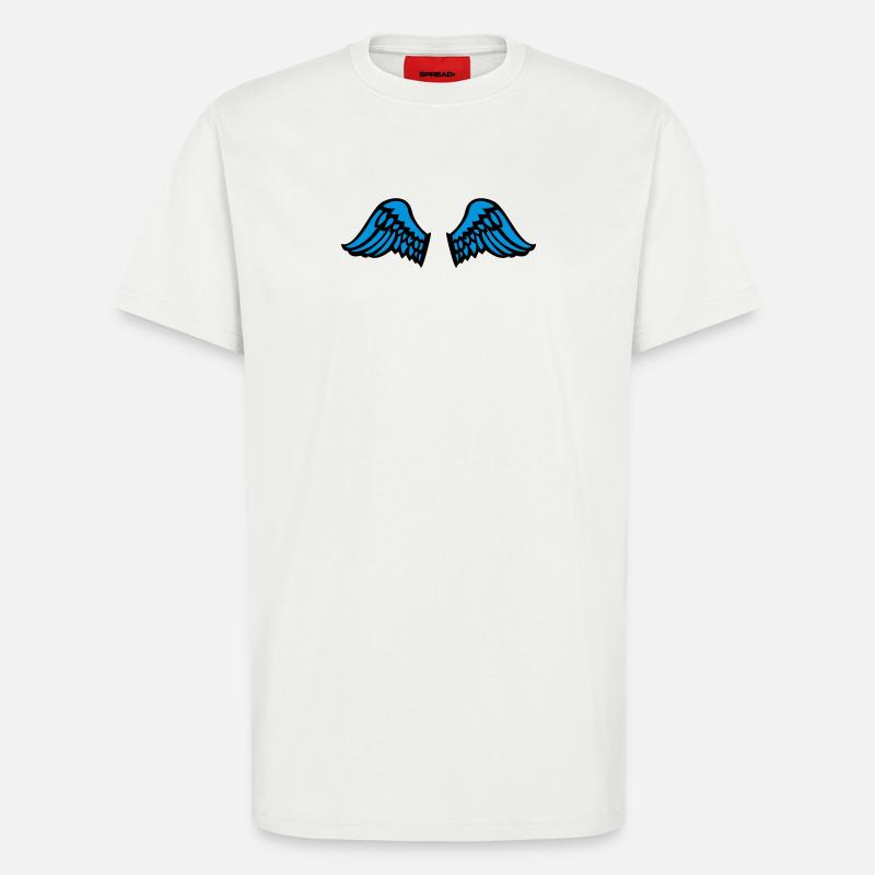 wings - T-Shirt - made by SPREAD - OFF WHITE