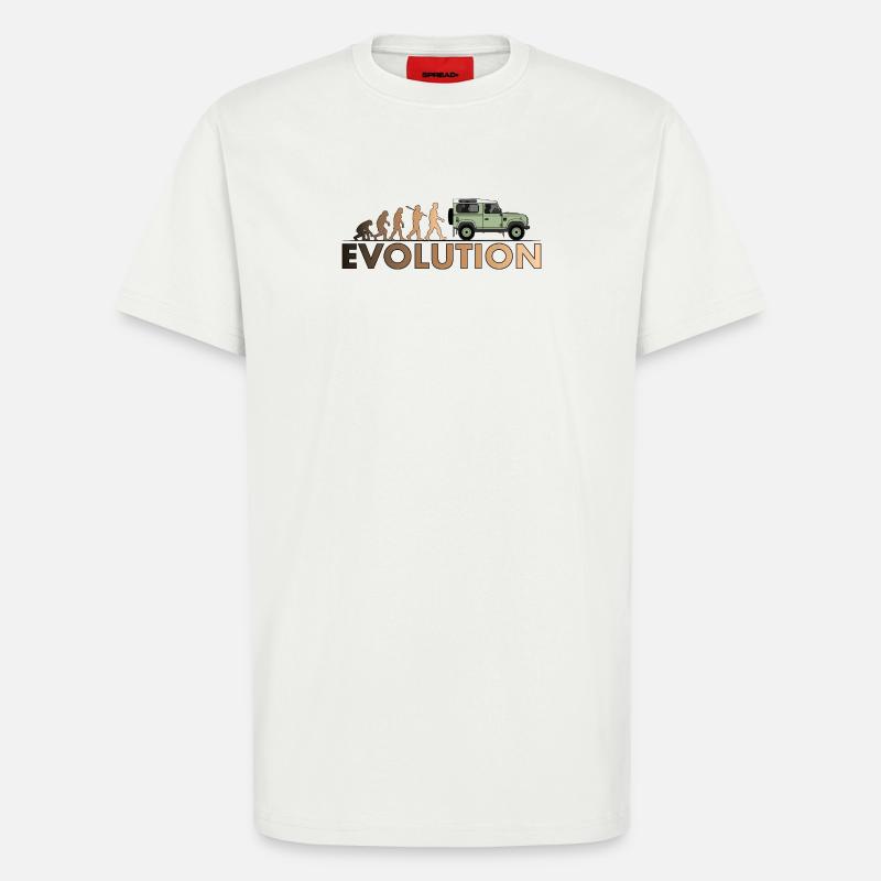 Defender 90 Evolution - T-Shirt - made by SPREAD - OFF WHITE