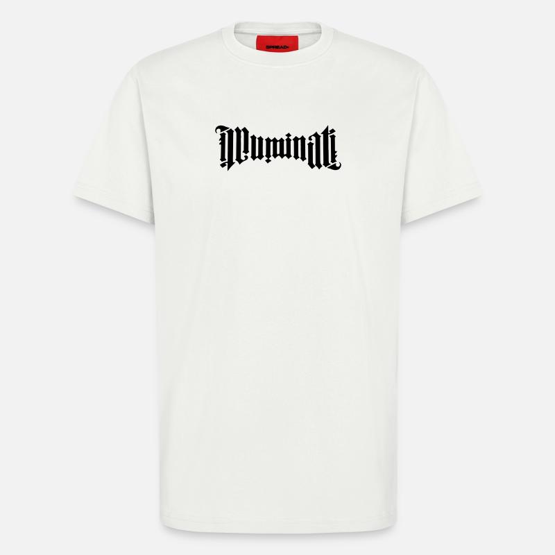 Ambigramm Illuminati - T-Shirt - made by SPREAD - OFF WHITE