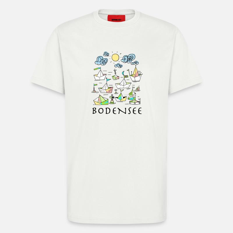 Bodensee - T-Shirt - made by SPREAD - OFF WHITE