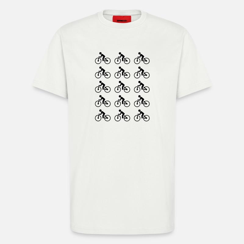 Bicycle - T-Shirt - made by SPREAD - OFF WHITE