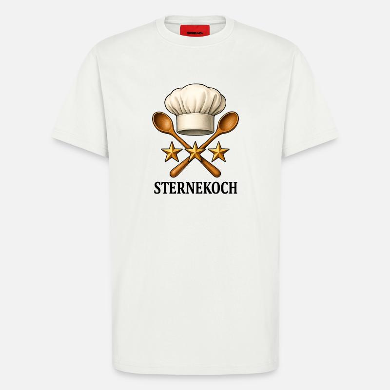 Koch Kostüm Sternekoch Bester Koch Geschenk - T-Shirt - made by SPREAD - OFF WHITE