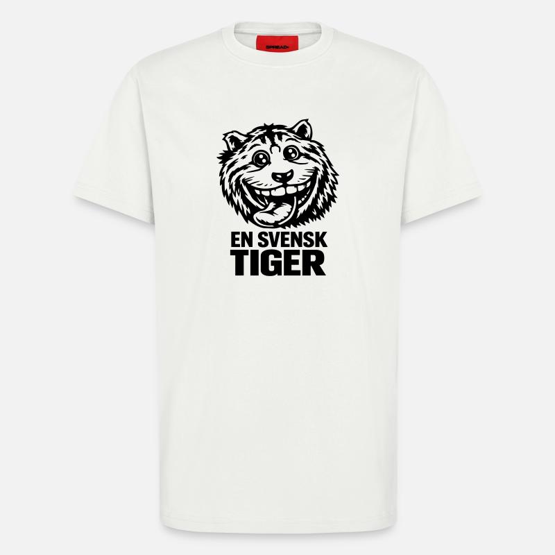 Ein schwedischer Tiger - T-Shirt - made by SPREAD - OFF WHITE