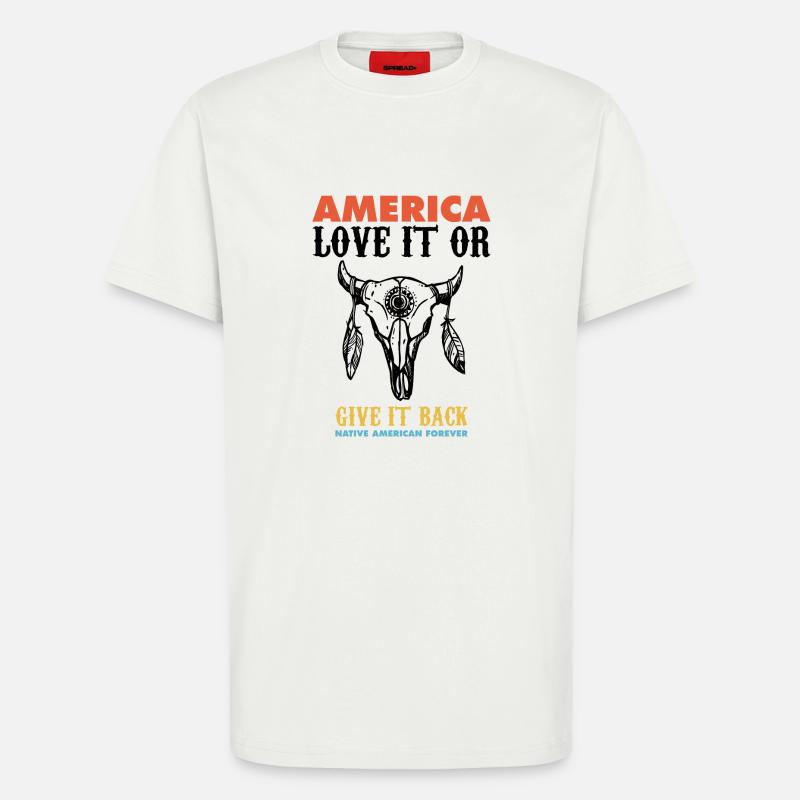 american native, deadly day, apache - T-Shirt - made by SPREAD - OFF WHITE