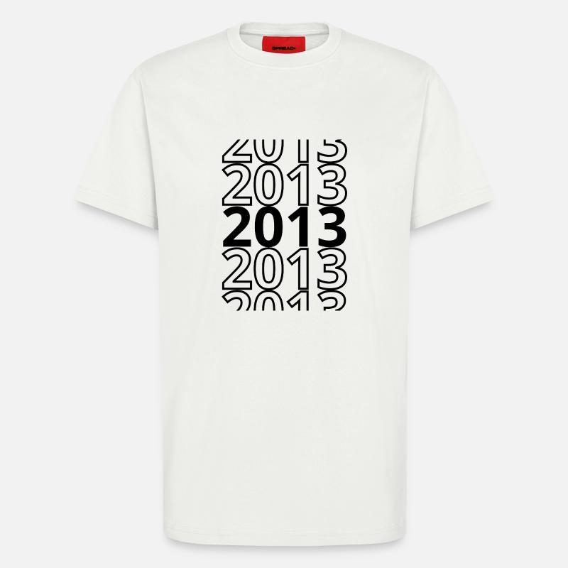 2013 2013 2013 - T-shirt bio décontracté fabriqué en UE - OFF WHITE