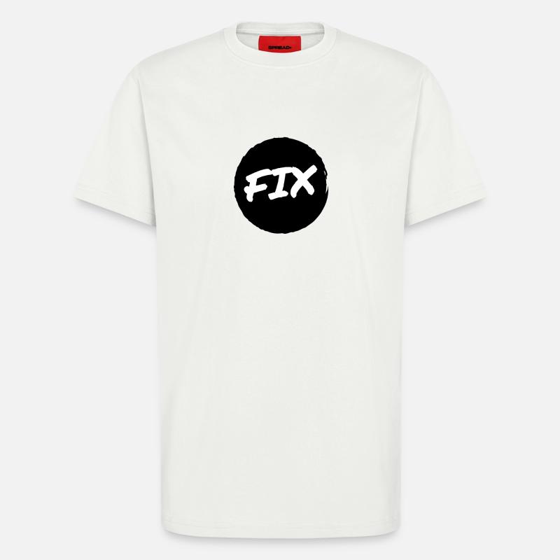 Fix - 100% secure, fix hoit Oida ;-) - T-Shirt - made by SPREAD - OFF WHITE