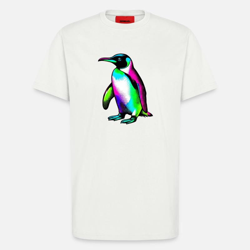 Pinguin - T-Shirt - made by SPREAD - OFF WHITE