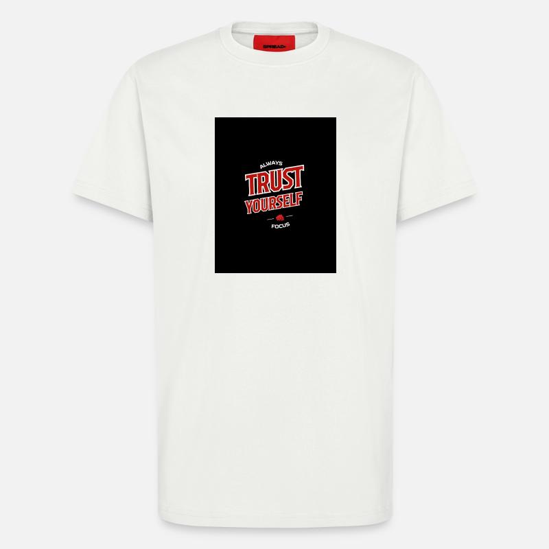 Ermutigung Selbstvertrauen - T-Shirt - made by SPREAD - OFF WHITE