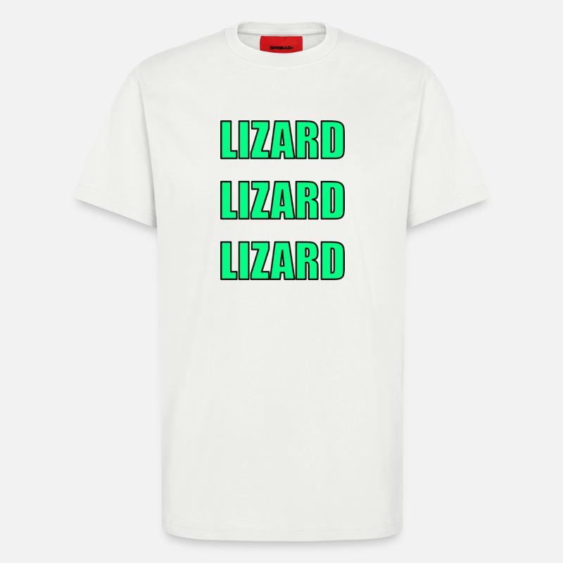 Echsen-Echo - T-Shirt - made by SPREAD - OFF WHITE