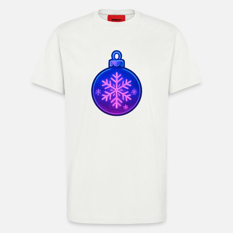 Weihnachtskugel Ornament - T-Shirt - made by SPREAD - OFF WHITE