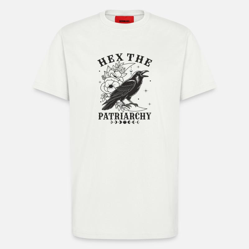 Hex The Patriarchy Feministisches Statement - T-Shirt - made by SPREAD - OFF WHITE