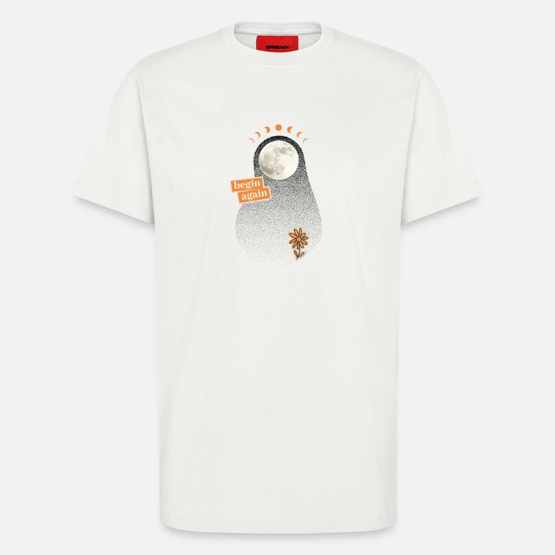Neuanfang: begin again - T-Shirt - made by SPREAD - OFF WHITE