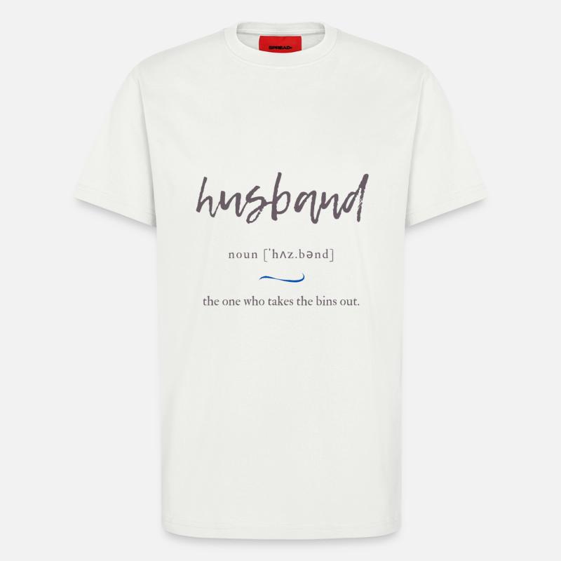 Husband (Ehemann) Convoluted Edition - T-Shirt - made by SPREAD - OFF WHITE