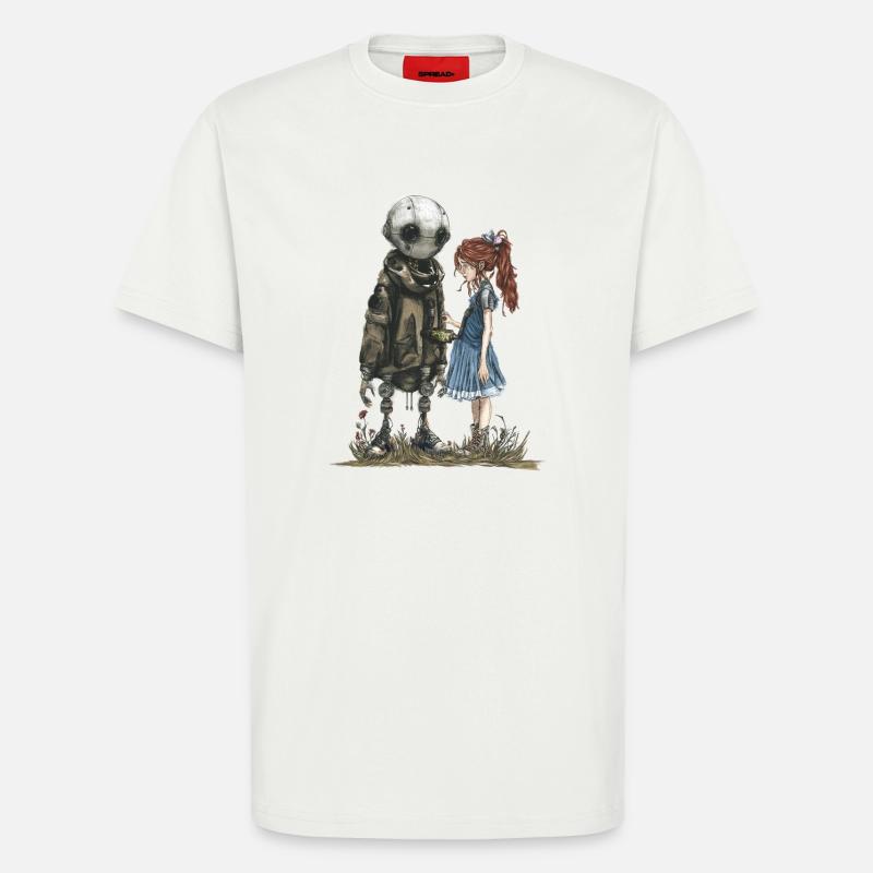 "CARA": A Bond Beyond Time - T-Shirt - made by SPREAD - OFF WHITE