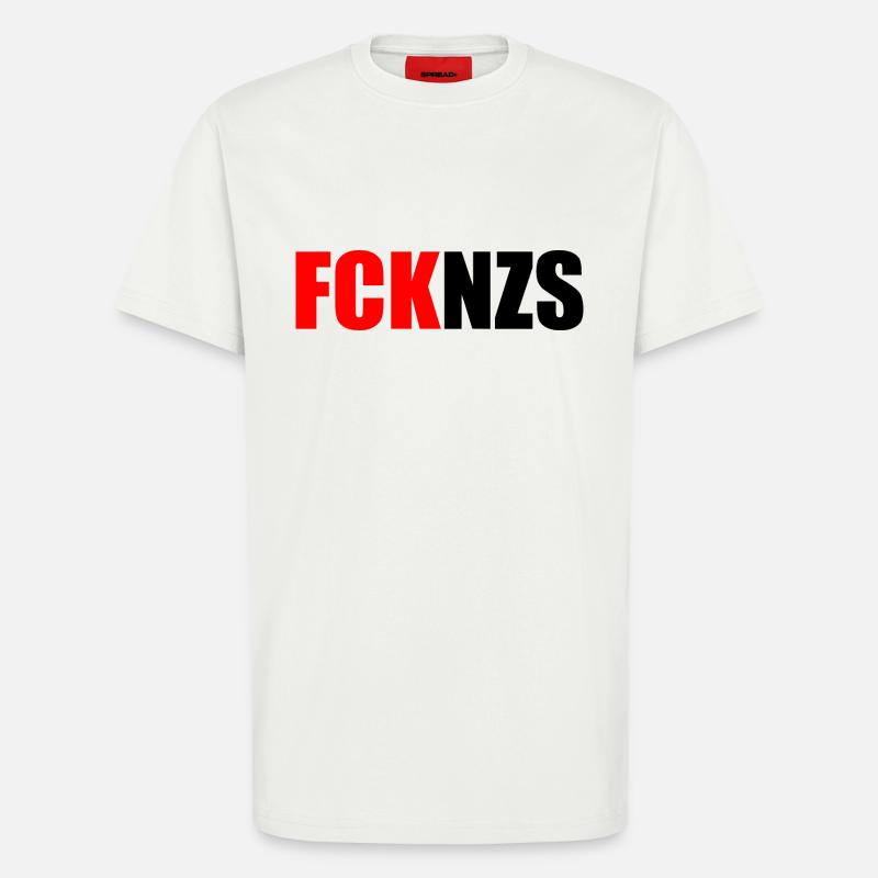 Fck nzs - T-Shirt - made by SPREAD - OFF WHITE