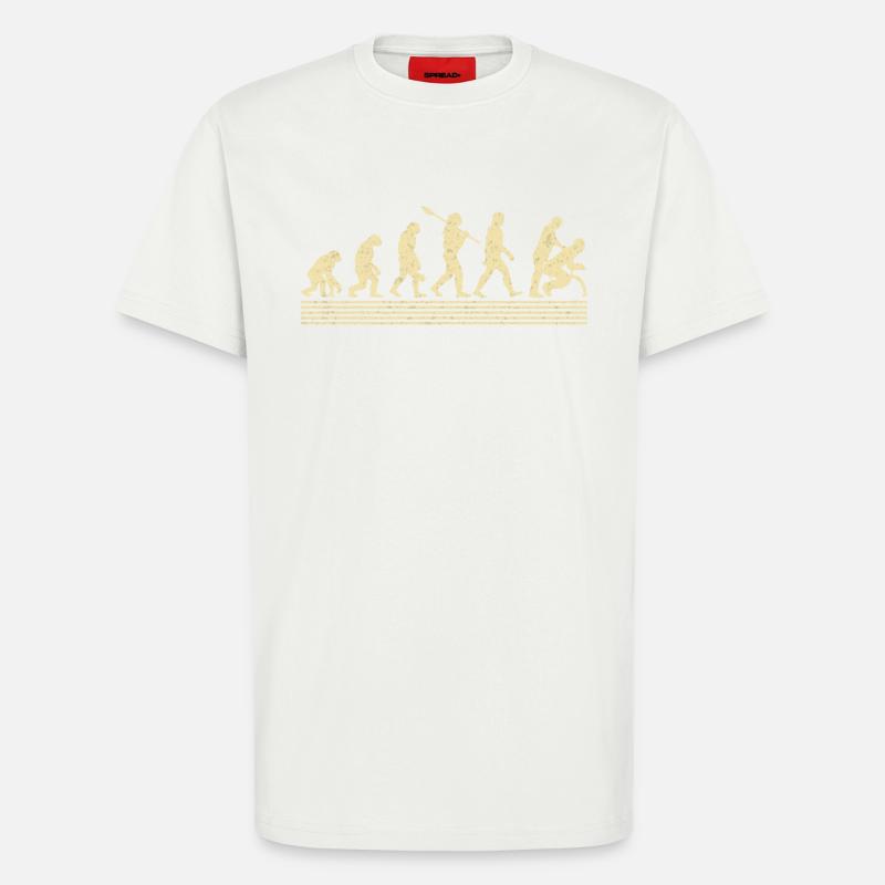 Physiotherapeut Assistant Evolution - T-Shirt - made by SPREAD - OFF WHITE