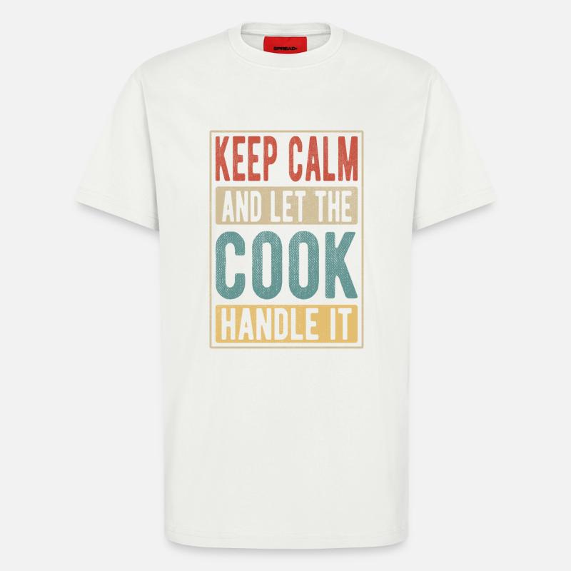 Kochen Retro Geschenk - T-Shirt - made by SPREAD - OFF WHITE