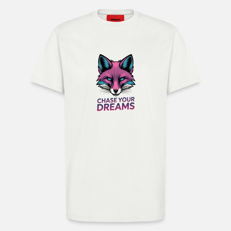 Fuchs-Jagd-Träume - T-Shirt - made by SPREAD - OFF WHITE