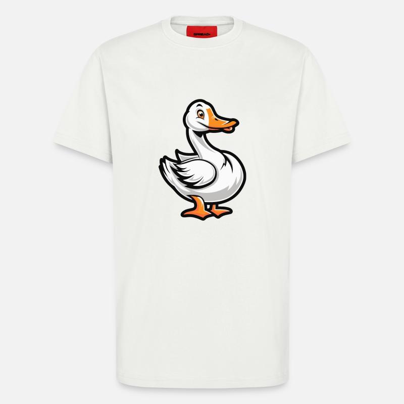 Gans Comic - T-Shirt - made by SPREAD - OFF WHITE