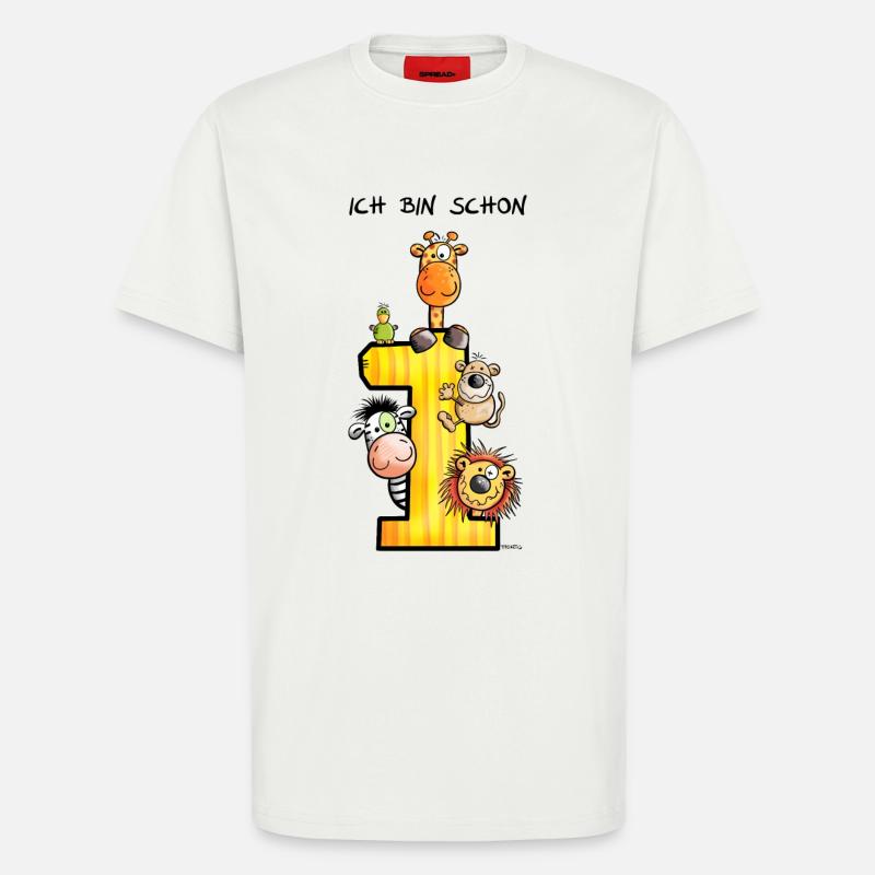 Ich bin schon Eins - T-Shirt - made by SPREAD - OFF WHITE
