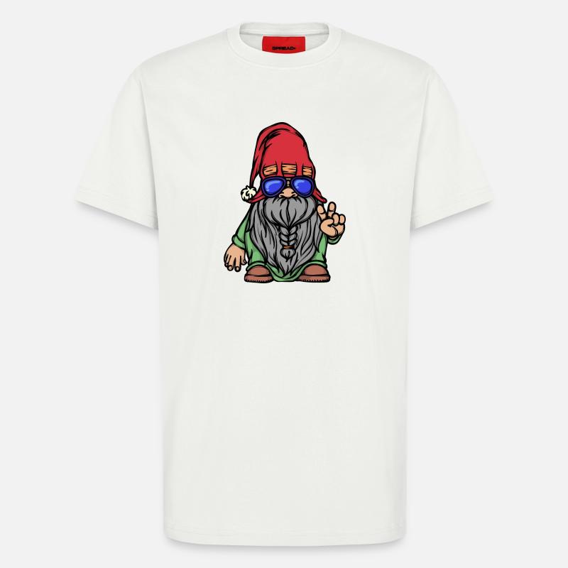 Bart Vollbart Gesichtsbehaarung Bartfrisur - T-Shirt - made by SPREAD - OFF WHITE