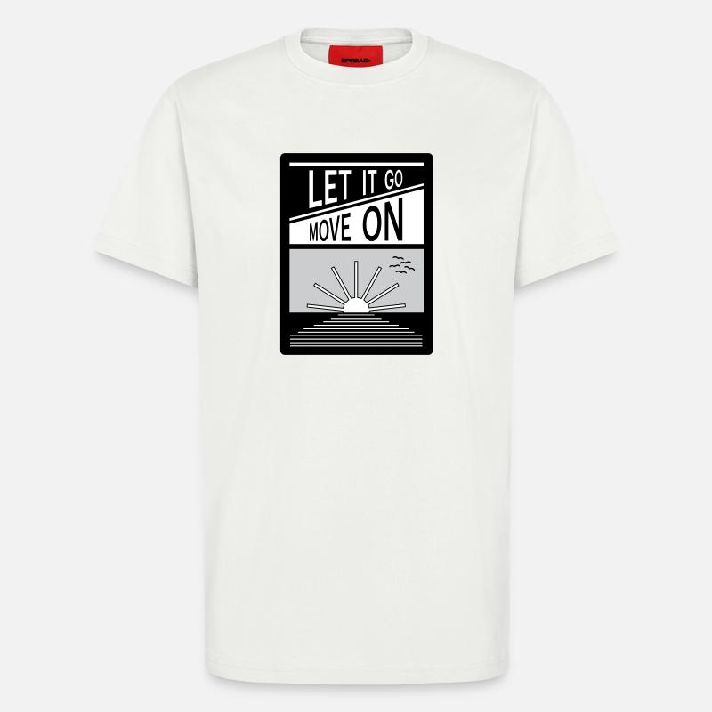 Loslassen. Mach weiter. - T-Shirt - made by SPREAD - OFF WHITE