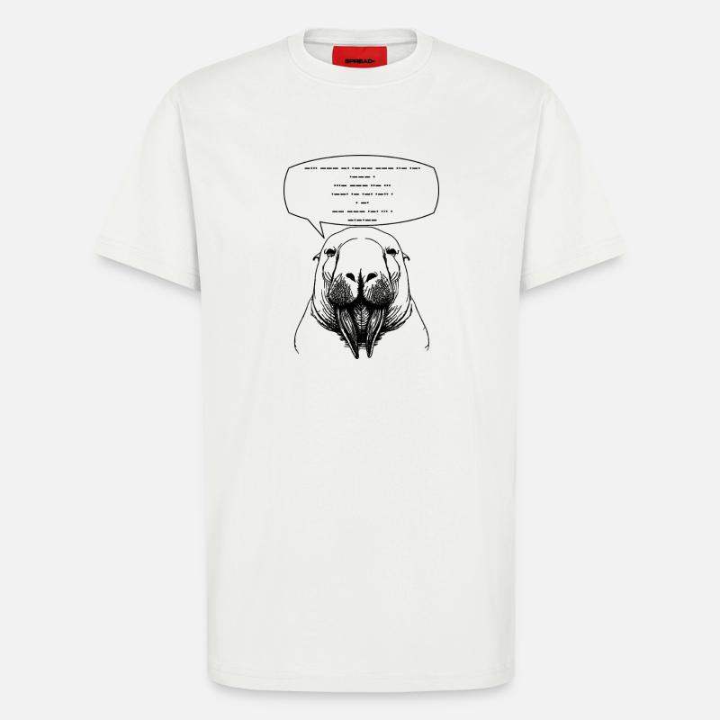 Sprichst du Morsecode? - T-Shirt - made by SPREAD - OFF WHITE