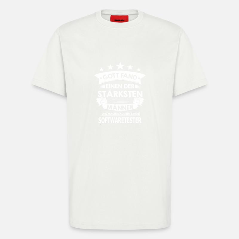 softwaretester - T-Shirt - made by SPREAD - OFF WHITE