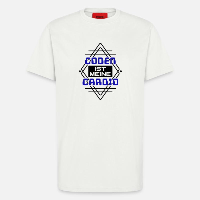 Softwareentwickler Developer Cooler Spruch Coden - T-Shirt - made by SPREAD - OFF WHITE