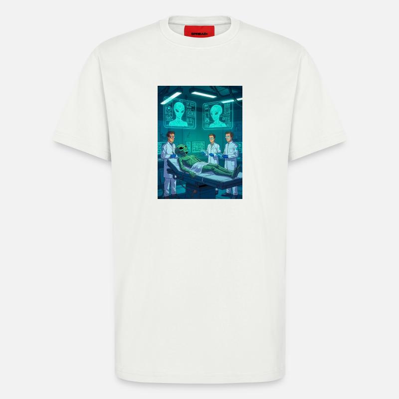 Alien Autopsy – Das geheime Labor - T-Shirt - made by SPREAD - OFF WHITE