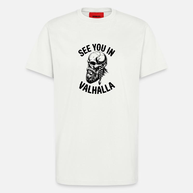 Wir sehen uns in Walhalla - T-Shirt - made by SPREAD - OFF WHITE