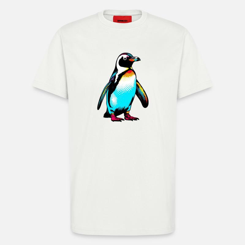 Pinguin - T-Shirt - made by SPREAD - OFF WHITE