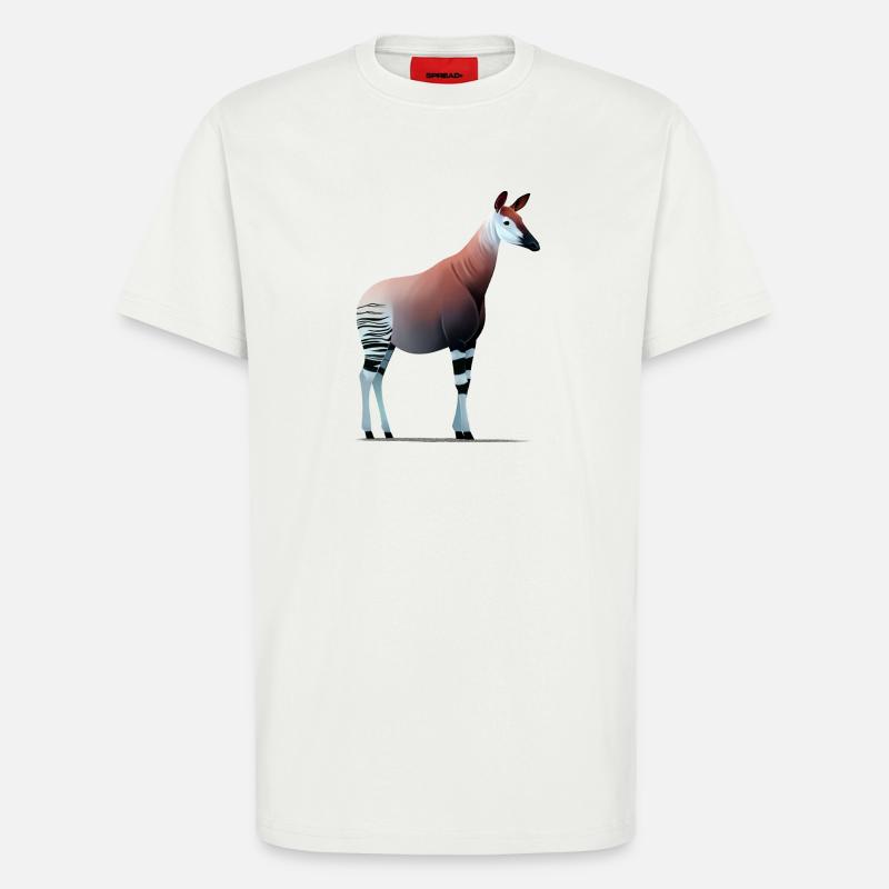 Okapi - T-Shirt - made by SPREAD - OFF WHITE