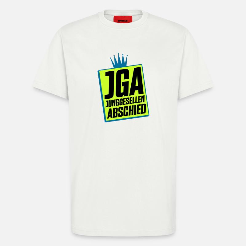 Junggesellenabschied JGA Neon Design - T-Shirt - made by SPREAD - OFF WHITE