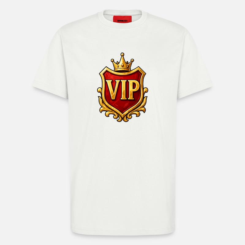 VIP Wappen Krone Emblem - T-Shirt - made by SPREAD - OFF WHITE