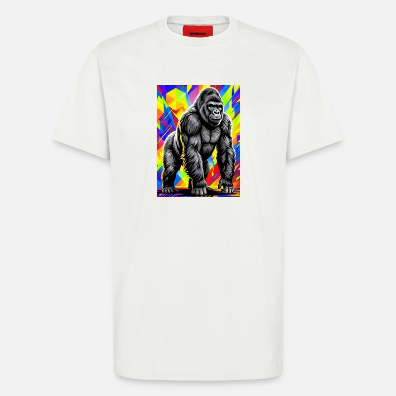 Gorilla - T-Shirt - made by SPREAD - OFF WHITE