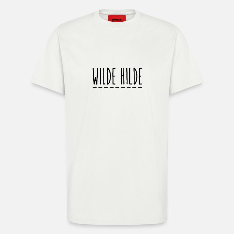 Wilde Hilde - T-Shirt - made by SPREAD - OFF WHITE