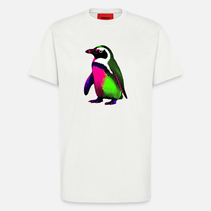 Pinguin - T-Shirt - made by SPREAD - OFF WHITE