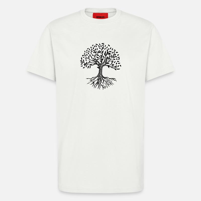 tree - T-Shirt - made by SPREAD - OFF WHITE