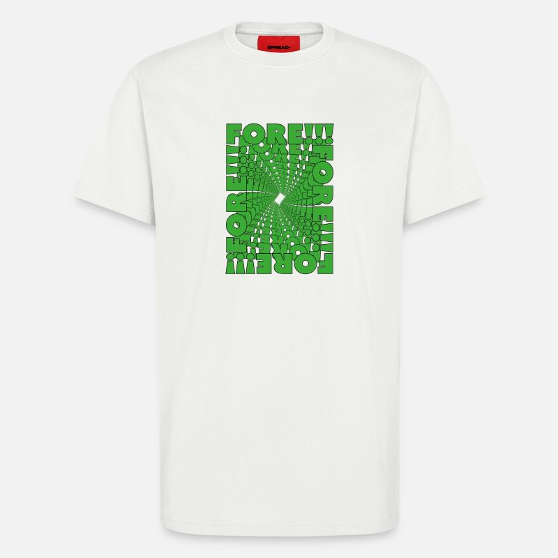 Fore! Golfen mit Stil - T-Shirt - made by SPREAD - OFF WHITE