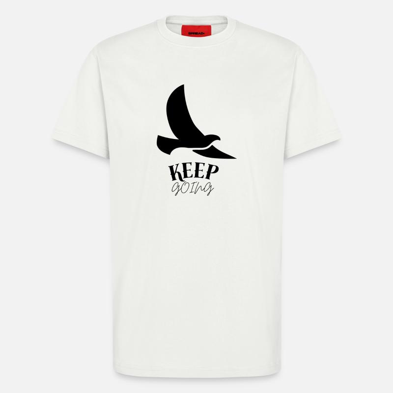Keep_going - T-Shirt - made by SPREAD - OFF WHITE