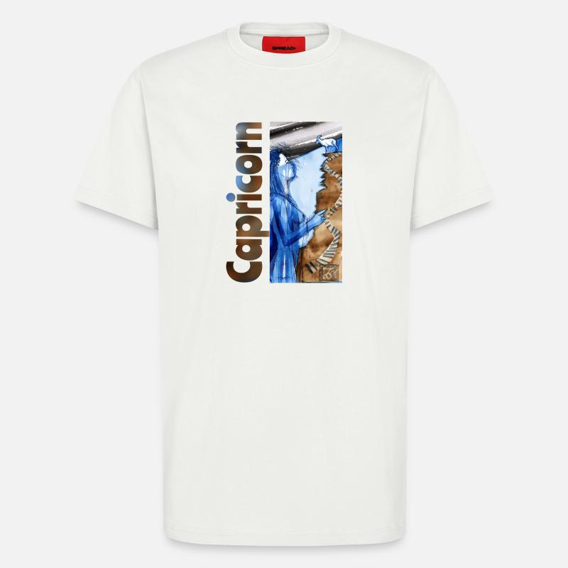 Sternzeichen Steinbock - T-Shirt - made by SPREAD - OFF WHITE