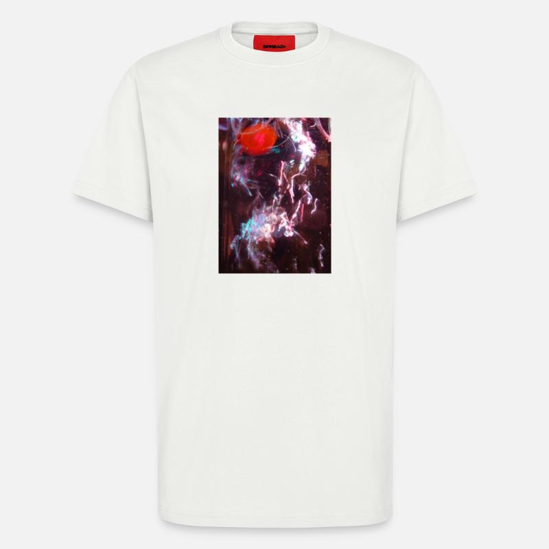 Neon Fluid Reflection - T-Shirt - made by SPREAD - OFF WHITE