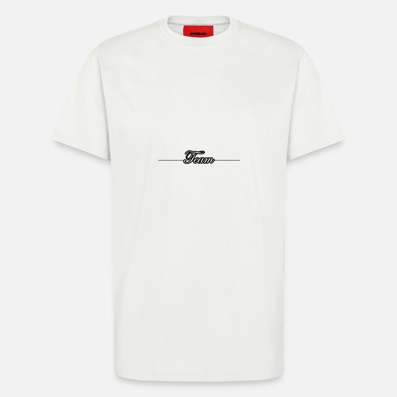 Team Line - T-Shirt - made by SPREAD - OFF WHITE