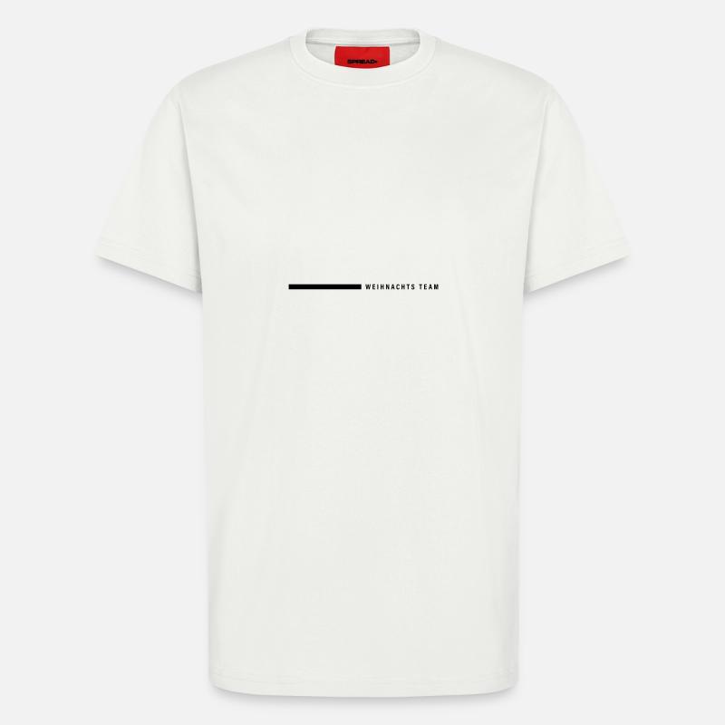 Weihnachts Team Linie - T-Shirt - made by SPREAD - OFF WHITE