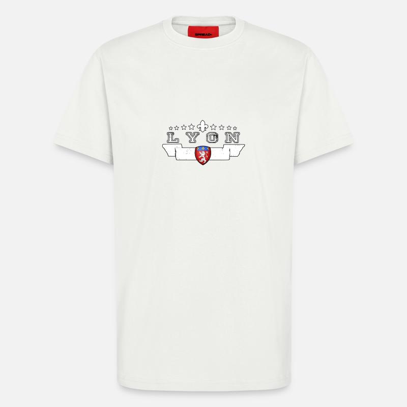Lyon - T-Shirt - made by SPREAD - OFF WHITE