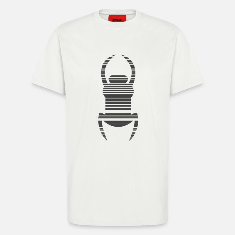 Geocaching Bug - T-Shirt - made by SPREAD - OFF WHITE