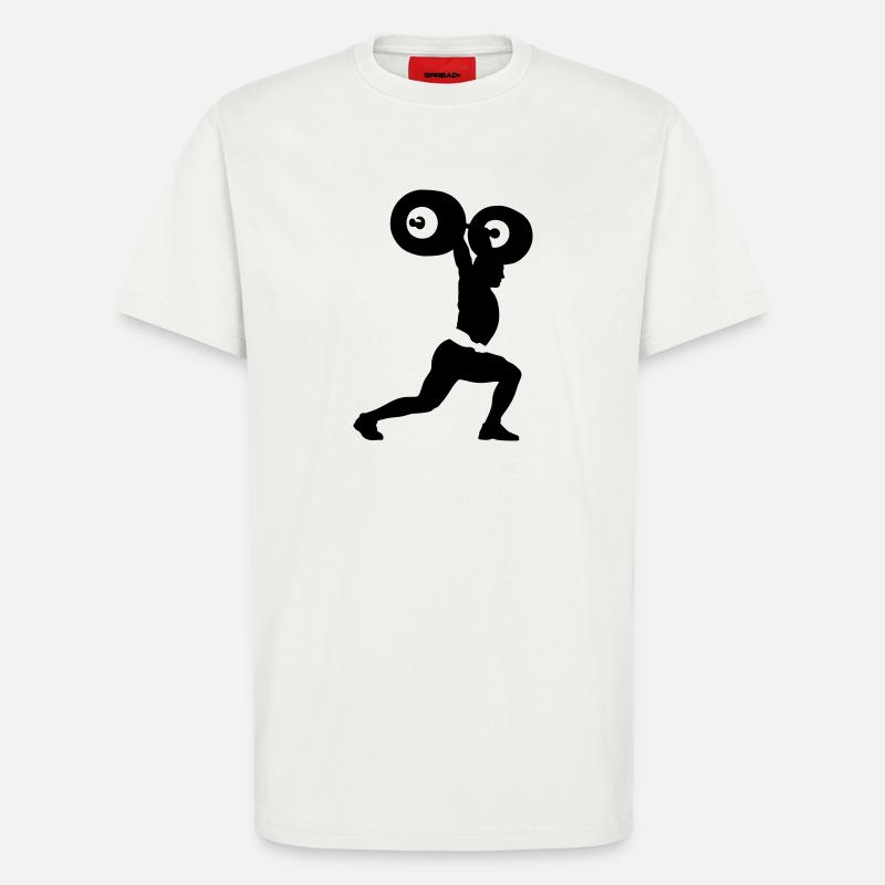 Gewichtheber - T-Shirt - made by SPREAD - OFF WHITE